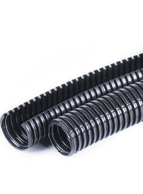 EWT-PA双拼尼龙软管AD42内径31.4外径41.9黑色开口机器手臂管25米