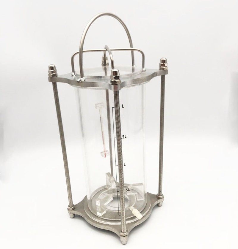 加重不锈钢框架海水采水器深水急流水质采样器污水采集器采样桶