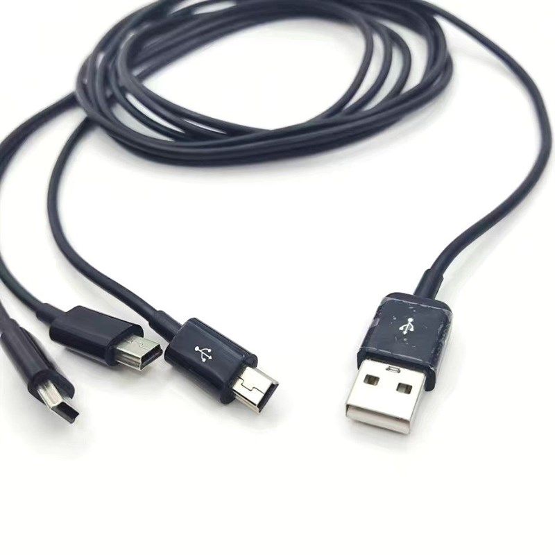 大头音响mini头一拖三T型口MP3/4相机行车记录仪点读笔老款充电线,3C数码配件,手机数据线,淘宝优惠券,粉丝福利购,淘宝优惠卷