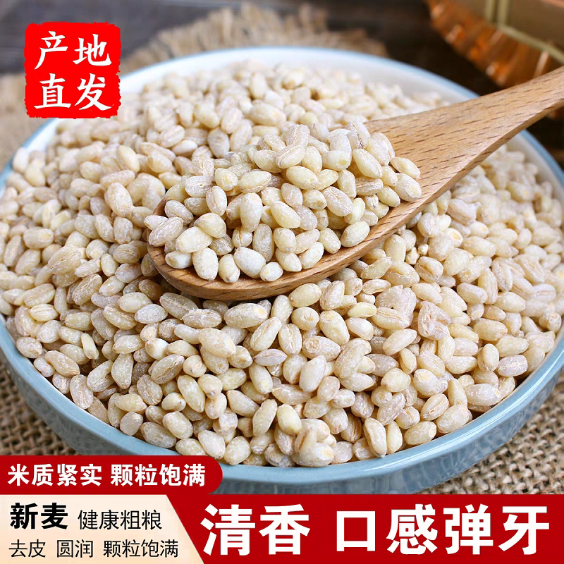 新货麦仁米农家新鲜5斤大麦仁煮粥去皮麦仁大麦米八宝粥原料杂粮