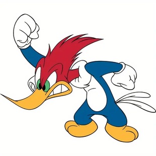 汽车贴纸啄木鸟伍迪热卖爆款摩托车个性创