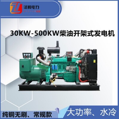 300KW柴油发电机 防护等级IP21 230V 400V纯铜电机电启动源头厂家