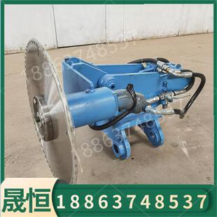 挖机切木锯园林绿化绿篱机挖机属具大型树木锯圆盘锯柠条修枝机