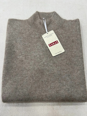 克什米尔Pashmina羊绒女士半圆领羊绒衫休闲保暖