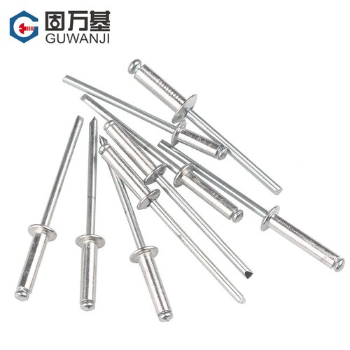 抽芯铆钉铝制拉铆钉半圆头抽心柳钉开口形K型铆钉2.4/3.2/4/5/6mm