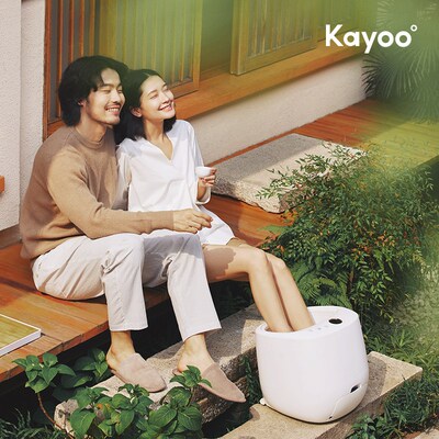 【新品首创】KAYOO 日本開友足浴盆泡脚桶全自动按摩洗脚盆