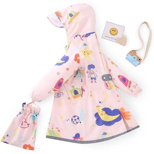 轻薄速干儿童雨衣男女童小孩防雨服幼儿园宝宝小学生上学雨披 新款