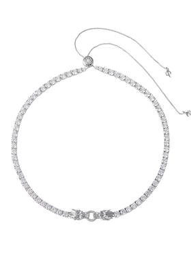 APORRO WONG 龙1系列双龙头满镶钻拼接网球项链潮流珠宝百搭送礼