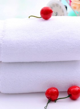 速发院巾白色纯棉毛大用加专加厚全棉宾馆吸水酒店皮肤管理