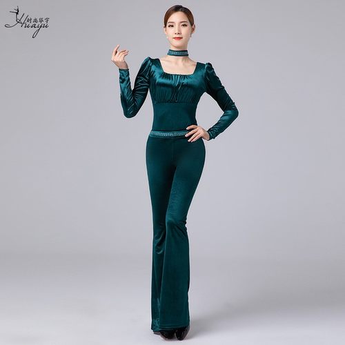 速发形服训练体装秋绒芭蕾体服练功服教师礼仪舞蹈服舞丝冬套装