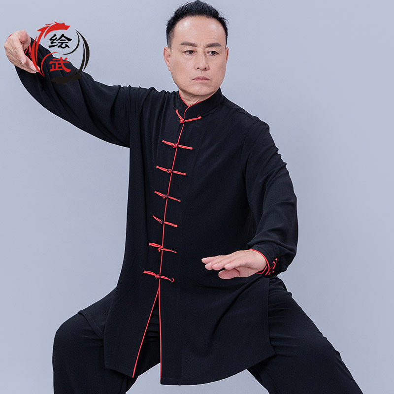 速发太极服男款202演新款4极拳练功服式八段锦晨练比赛表太队