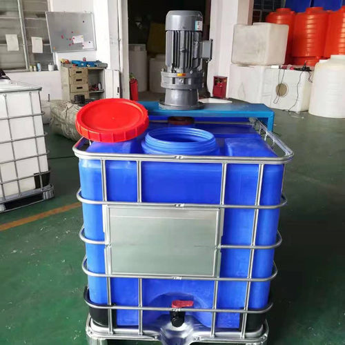 厂家直销500升吨桶搅拌罐1000升搅拌吨桶1500升塑料IBC搅拌桶
