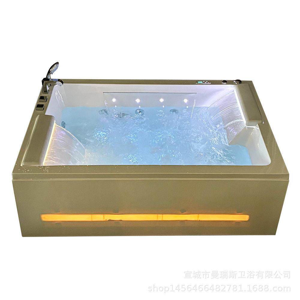外贸出口厂家直供多功能按摩浴缸泡泡浴冲浪按摩浴盆家用亚克力