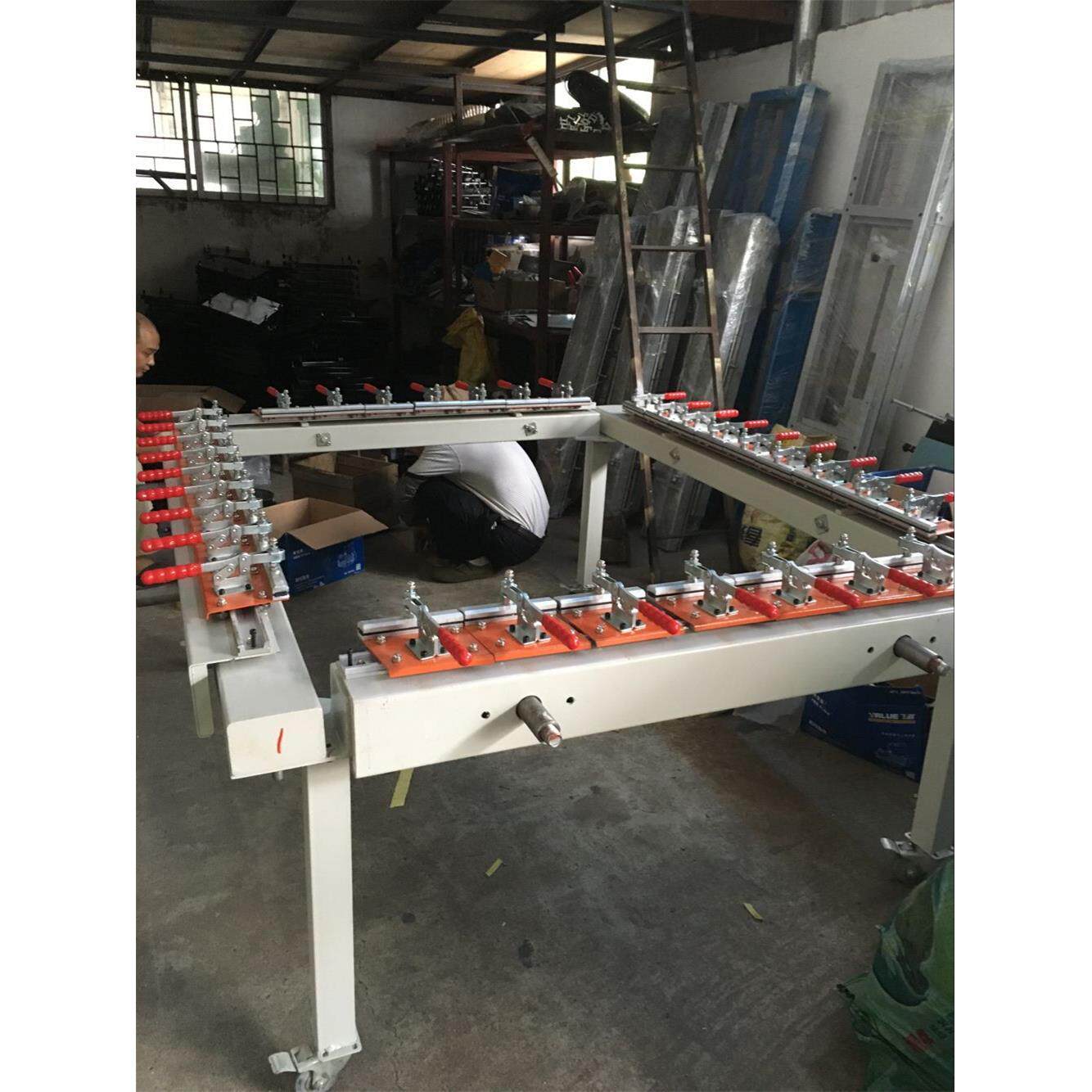 东莞厂家生产半自动拉网机气动绷网机1215张网机现货供应