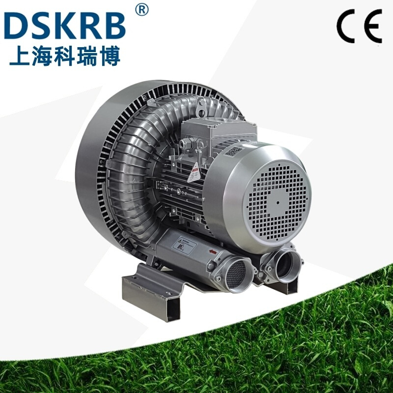 山东龙口销售2RB740 5.5KW大风量高压风机 铝合金变频旋涡气泵