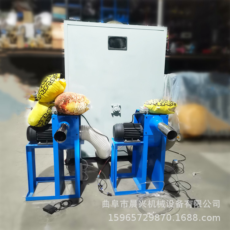 家具沙发珍珠球棉机 玩具靠垫颗粒棉机 化纤起球填充机图片