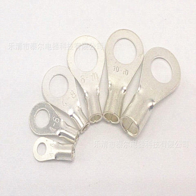 供应各种OT系列铜端子/铜鼻子OT1-6 R形裸端子TO OT线耳