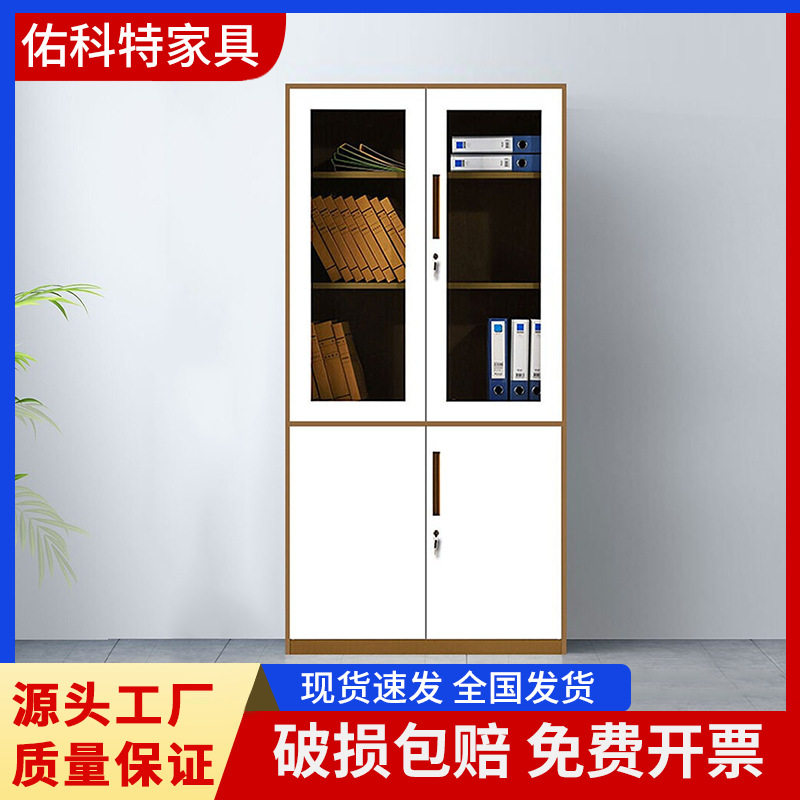 文件柜办公柜钢制铁皮柜资料柜档案柜储物拆装柜玻璃文件柜厂家