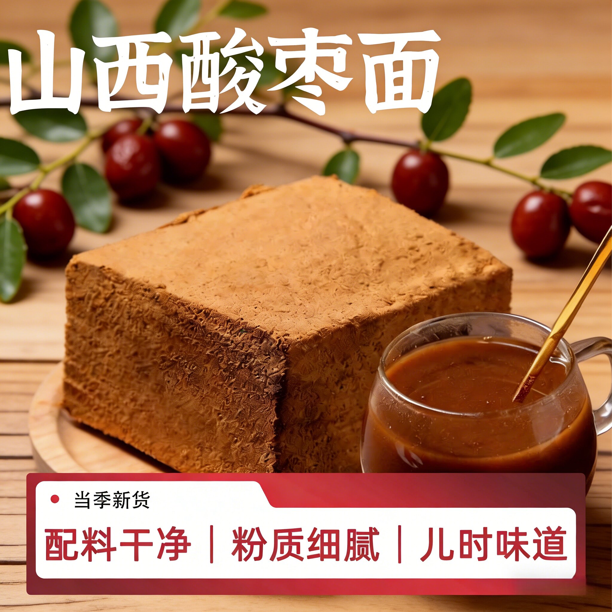 酸枣面野生纯酸枣仁粉整颗含酸枣仁研磨山西特产熟酸枣仁生枣山枣