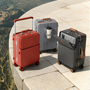 Virgin2025新款 铝框行李箱男女快捷取物宽拉杆箱旅行箱20登机皮箱