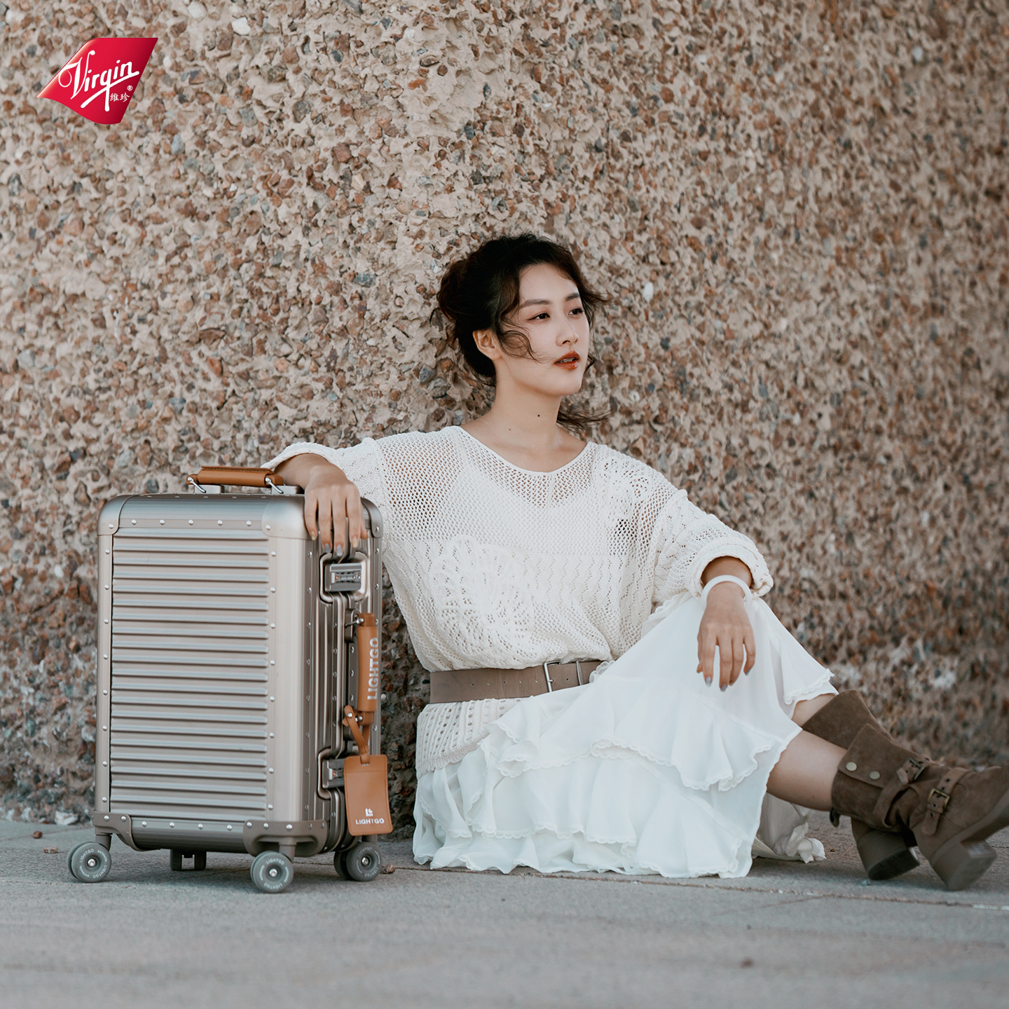 Virgin/维珍2026时尚全铝箱20寸登机箱商务行李箱男旅行拉杆箱女