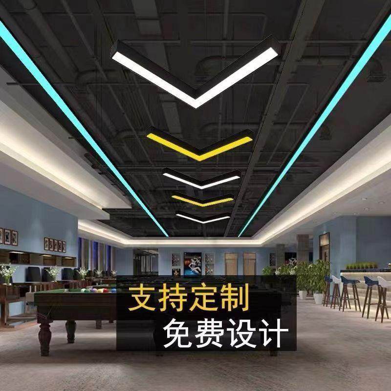 异形ledv字箭头造型灯创意灯吊线灯办公灯办公室健身房走廊指示灯,家装灯饰光源,餐厅吊灯,淘宝优惠券,粉丝福利购,淘宝优惠卷