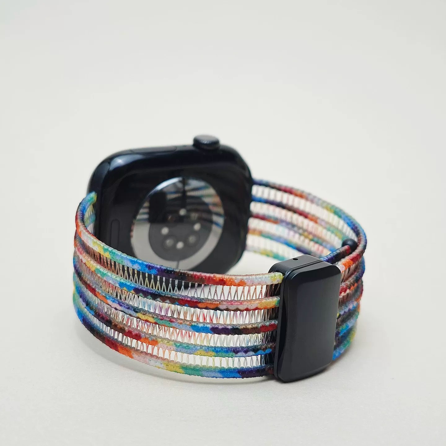 创意鱼丝线编织适用苹果手表s11表带新款iWatchs10腕带applewatchS98se华为Fit5/4/3创意小米9/10Pro夏天表链