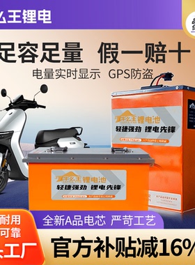 牛么王锂电池60V锂电池大容量72V电动车锂电池两轮三轮车四轮车