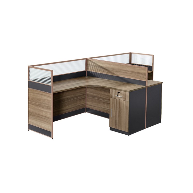 速发职员办公桌椅组合简约2座4/6人位屏风卡/L公室桌子办型财务桌