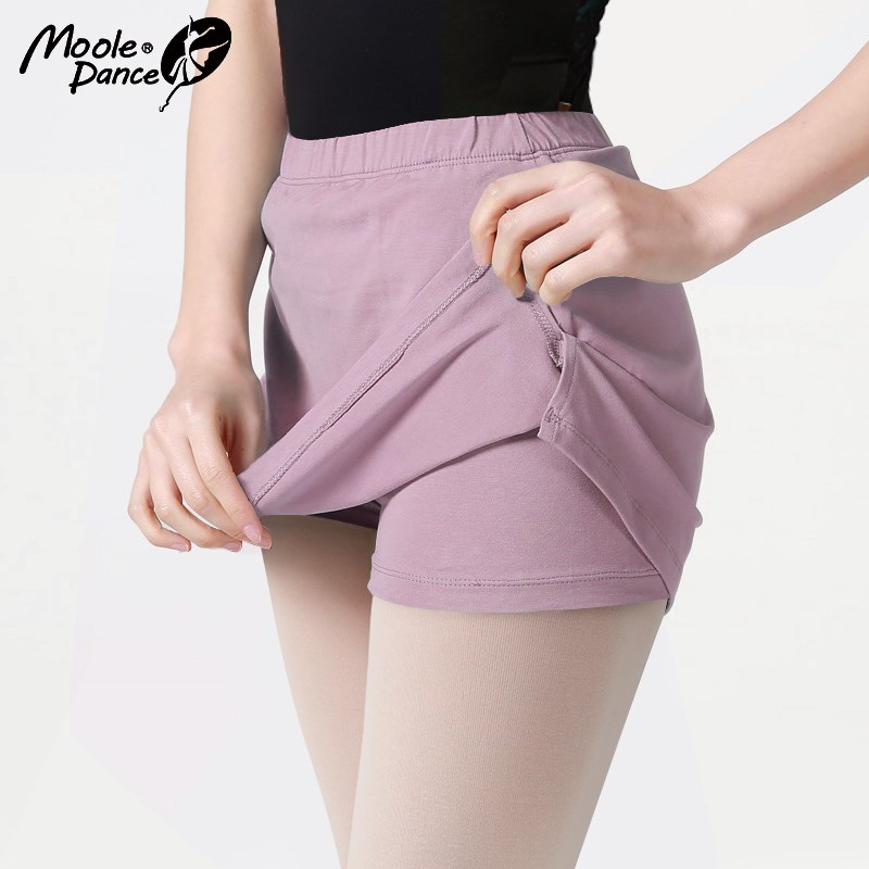 现货速发MoeDace冬季舞蹈练功服裤短裤芭蕾舞半身裙短裙裙裤冬款