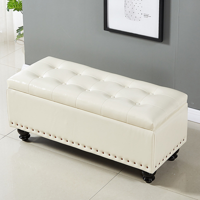 速发沙发凳子长方形储物床尾收家用门间换鞋凳服装店试衣间衣帽口