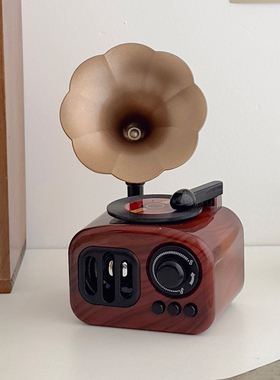 速发风怀旧复声机音乐盒卧室桌面留古装饰品摆件创意生日礼物生