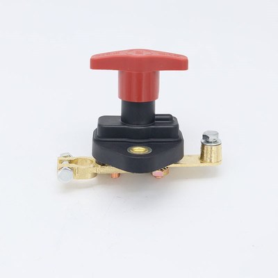 速发纯铜负极断极开关+纯型新式通用一体负电断电卡子L铜防水断电