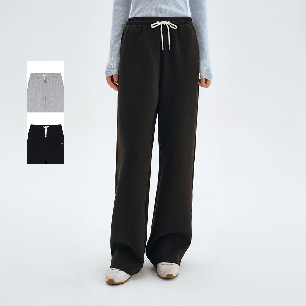 TeenieWeenie小熊女装卫裤2025秋季新款简约休闲松弛感舒适梭织裤