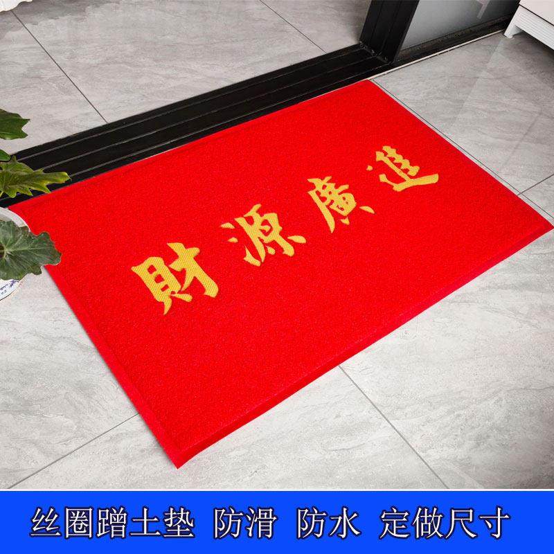 丝圈地垫财源广进门口垫子开业迎宾地毯商铺办公室门厅防滑垫地毯,居家布艺,厨房地垫,淘宝优惠券,粉丝福利购,淘宝优惠卷