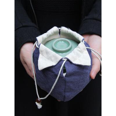 逍遥杯 旅行茶杯 旅游茶具 东音青瓷 茶水分离 龙泉玉德青瓷