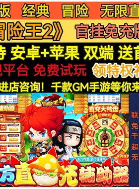 GM辅助冒险王2变态btQ版无限