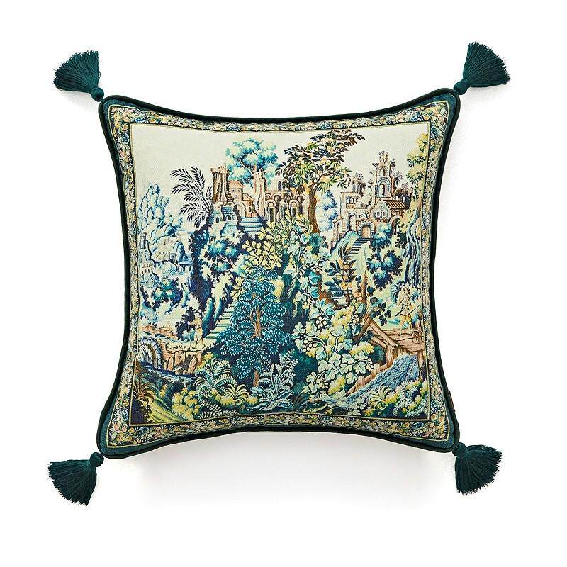 71tx腰枕轻奢抱枕复古客厅沙发美式家用欧式床头靠垫法式靠枕套装