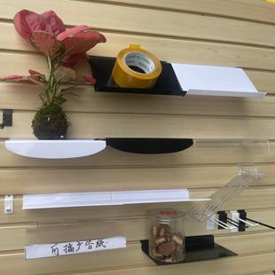 子展示架收纳铝合金板鞋 包邮 槽板托盘置物架层板槽板鞋 架挂钩鞋