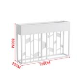 铁艺屏风隔断半截绿植矮工业风火锅酒吧餐厅奶茶店护栏花架围栏组