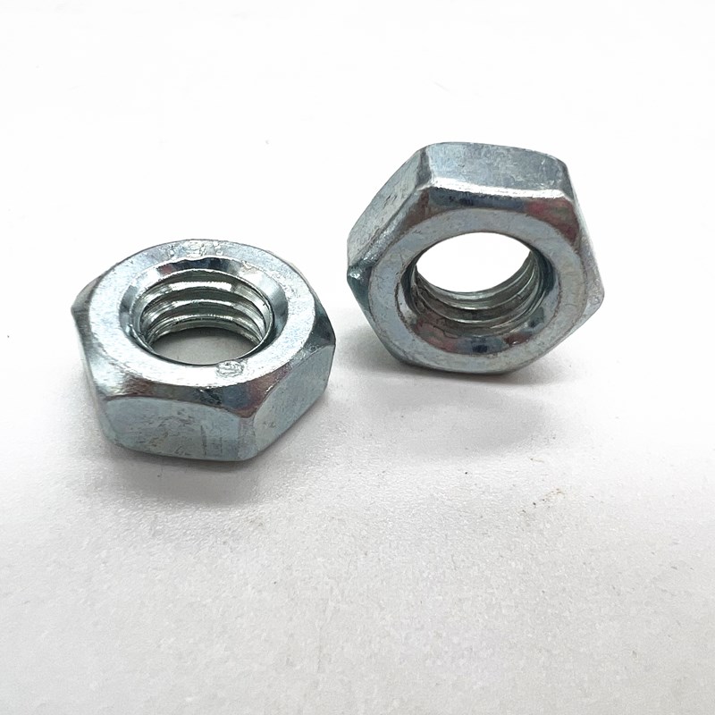 4.8级螺母 镀锌g六角螺帽M3M4M5M6M8M10M12M14M16M18M20M22M24M27