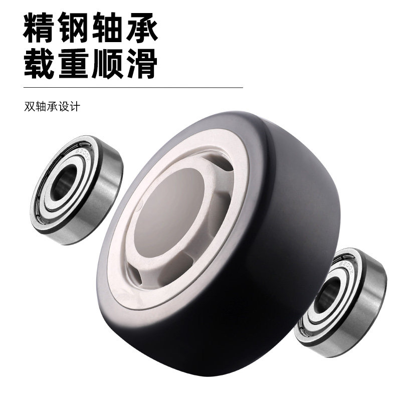 脚轮万向轮配件单轮大全静音小轮子双轴承1.5寸2寸2.5寸3寸4寸5寸图片