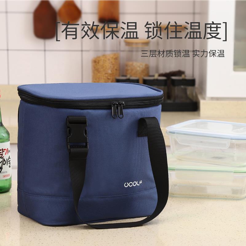 ucola保温袋手提加厚铝箔秋冬天季饭盒便当包冷藏冰袋保冷隔热包