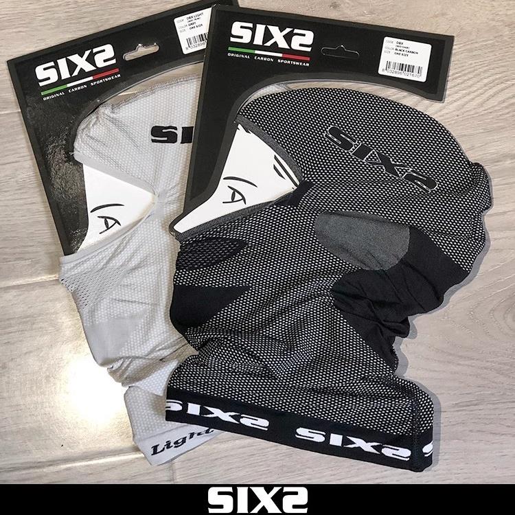 意大利SIX2防晒保暖透气防尘防脏头套 DBX碳纤维弹力男女全脸围脖