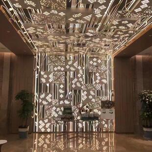 镂空雕花铝单板背景墙天花吊顶装饰板造型铝板氟碳烤漆铝单板厂家