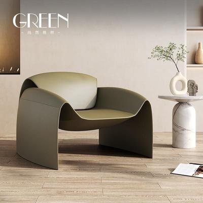 尚然格林 侘寂风艺术家具设计师单椅异型螃蟹椅M字客厅卧室休闲椅
