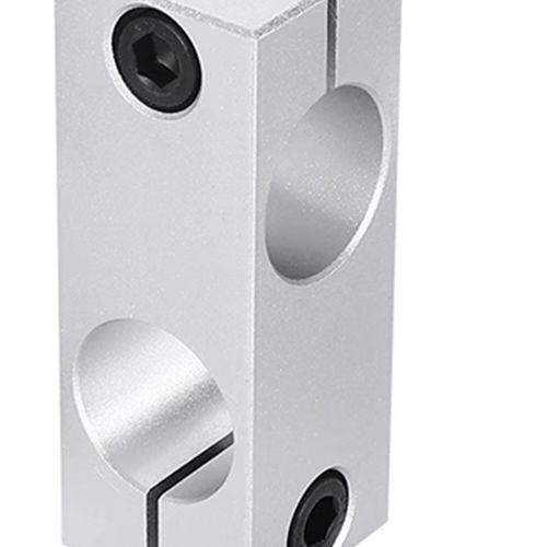 极速新款十字夹固定支架平行垂直C连接锁紧铝制同径异径交叉双孔