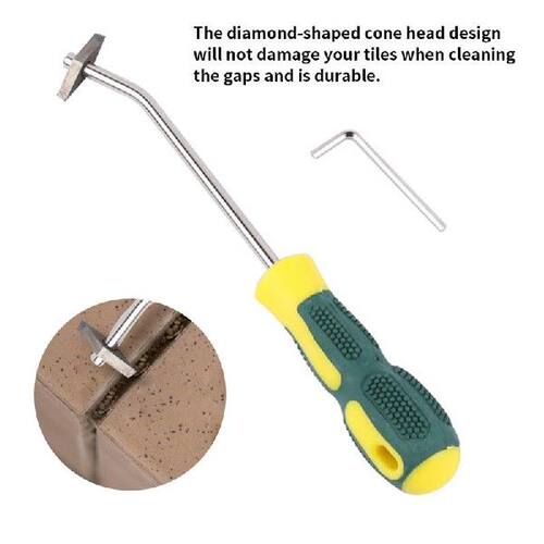 极速Floor Cement Tiole Grout Remover Rubber Steel Tiles Gap