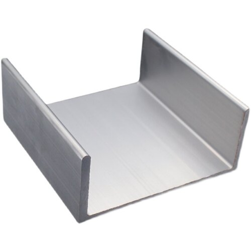 极速槽铝90x50x5内径80mm厚度5mm铝合金槽铝型材硬着X铝槽钢铝轨