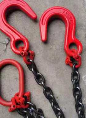 极速厂销起重大开口钩吊索具组合吊环吊钩起重铁T链子挂钩吊钩吊